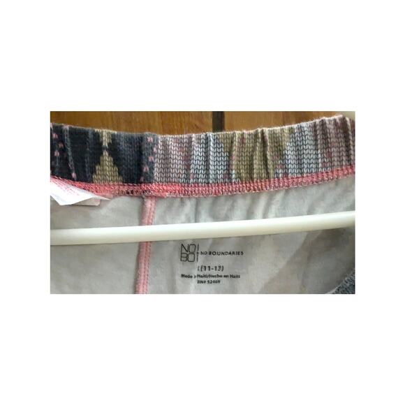 BUNDLE ONLY Nobo No Boundaries Womens Leggings Pants Large L 11-13 Argyle - Picture 3 of 5